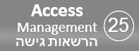 תהליך ניהול הרשאות גישה - Access Management